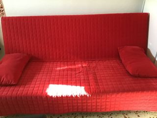 Sofá Cama Ikea Beddinge Rojo