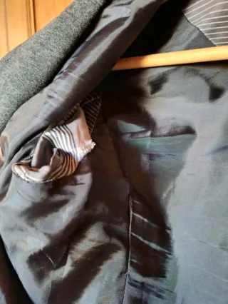 Blazer Motivi gris mujer