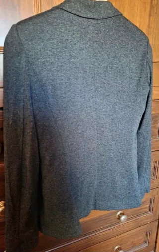 Blazer Motivi gris mujer