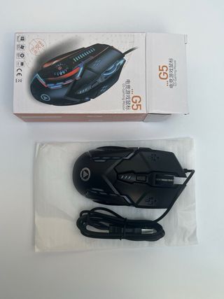 Ratón Gaming G5 Negro Multicolor SIN USAR
