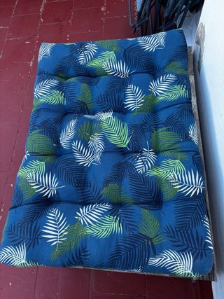 Cojines para Palet Azul y Verde