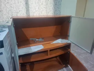 Mueble TV madera (parte de abajo) Con 2 baldas