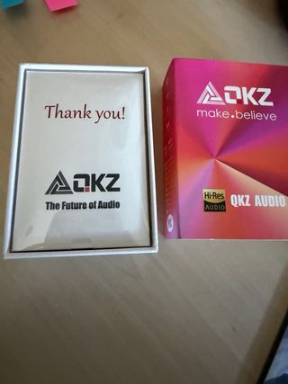 QKZ SK10 IEM DSD HiFi Dynamic Prata c/ Microfone