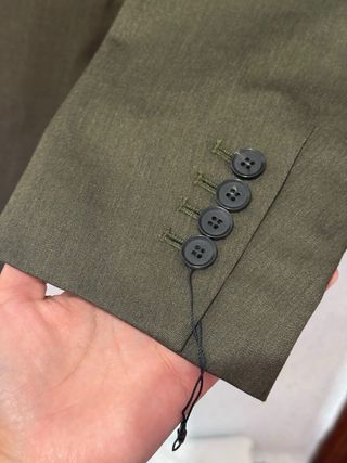 Blazer Zara Verde Talla M