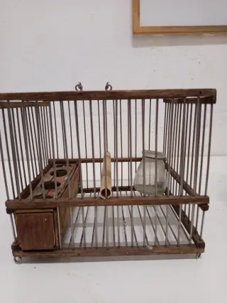 Jaula Cimbelera Malagueña de madera