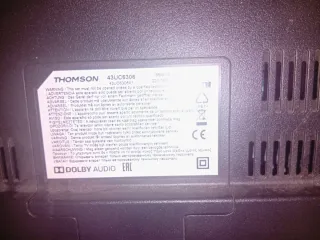 Televisión Thompson Negra en perfecto estado perf