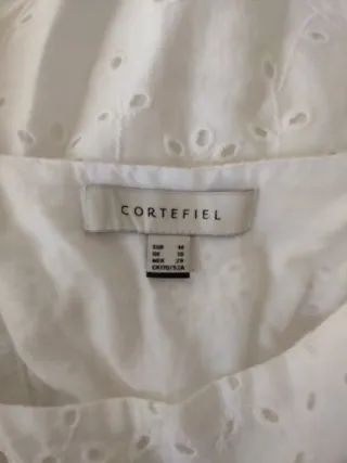 Blusa Blanca Bordado Inglés Romántica