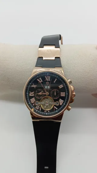 Orologio automatico FORSINING oro nero