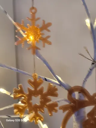 Addobbi Natalizi Resina Caramello Dorato