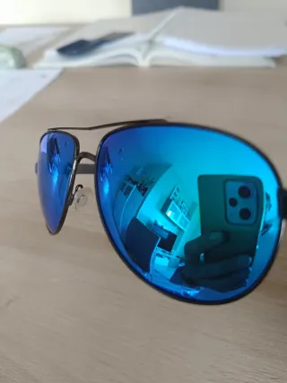Gafas de sol aviador azules