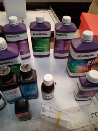 Lote Fertilizantes Plagron y Clonex