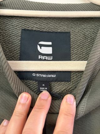 Sudadera G-Star Hombre Verde Militar