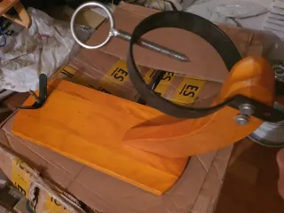 Cortador de Jamón Madera y Metal