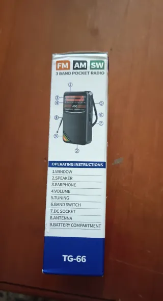 Radio JOC 3 Bandas FM/AM/SW Portátil