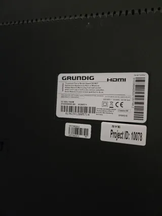 TV Grundig 55 7500b