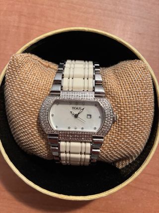 Reloj Lotus Mujer Plata y Blanco