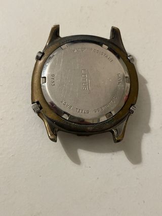 Reloj Lotus Cronógrafo Negro y Amarillo