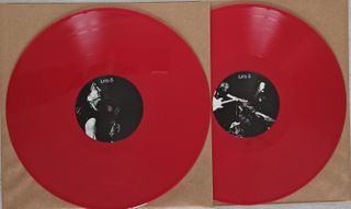 Iron Maiden Live Turin 1981 Red Vinyl 2 LP Poster