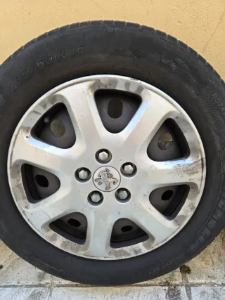 Juego 4 Llantas Acero Peugeot 407