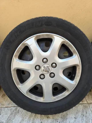 Juego 4 Llantas Acero Peugeot 407