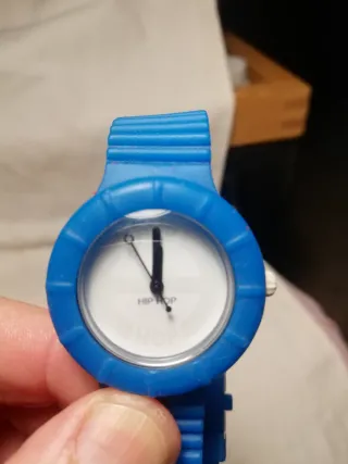 Orologio Hip Hop Blu e Bianco