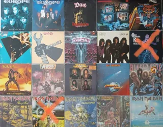 Lote Vinilos Rock y Metal