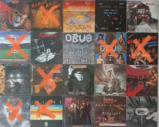 Lote Vinilos Rock y Metal
