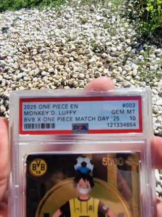 One Piece Monkey D. Luffy BVB Carta PSA 10