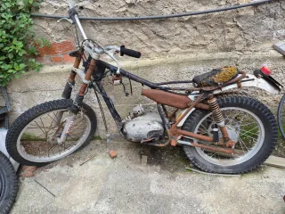 Chasis y motor Montesa trial
