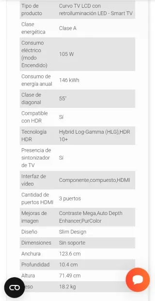 Samsung Smartv Curva 55 Negro