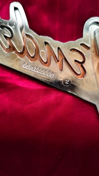 Placa Logo Fender original para Andrés