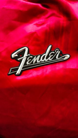 Placa Logo Fender original para Andrés