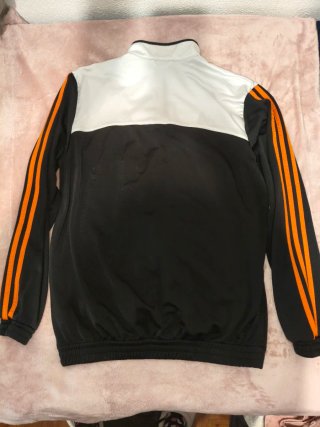 Sudadera Adidas Negra y Naranja