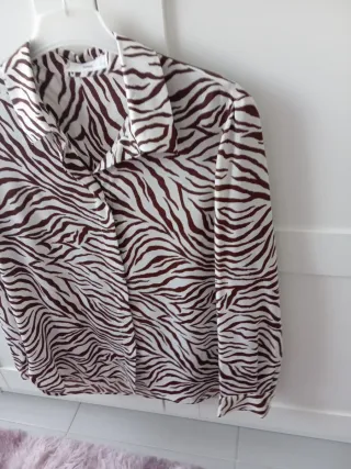 Blusa  Animal Print talla S.