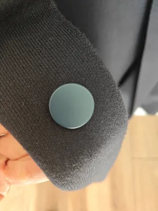 Chaqueta Parfois oversize azul marino tipo capa