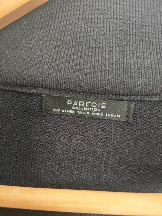 Chaqueta Parfois oversize azul marino tipo capa
