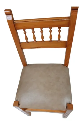 Conjunto Comedor Madera Maciza 4 Sillas