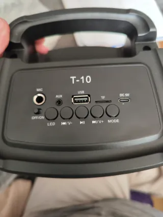 Karaoke Portátil con Luces LED