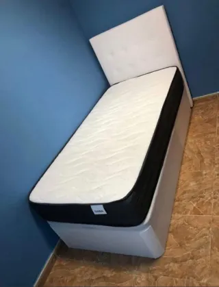 Canape abatible madera y tela