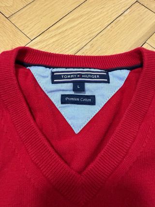 Camiseta Tommy Hilfiger Roja Talla L