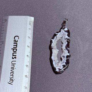 Colgante Ágata Negra y Blanca