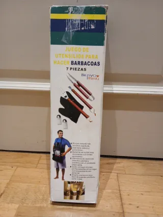 Juego Utensilios Barbacoa 7 Piezas