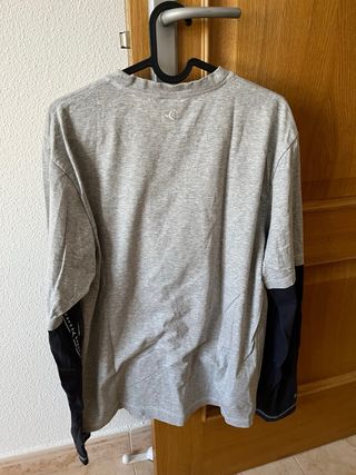 Camiseta manga larga Domyos gris Talla L