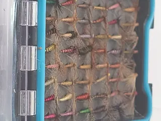 Caja de moscas para pesca