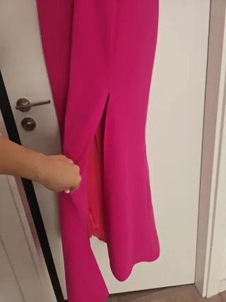 VESTIDO LARGO PLUMAS