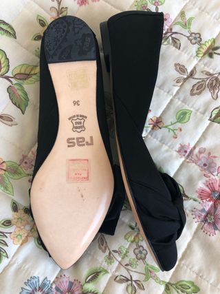 Bailarinas negras Ras Talla 36