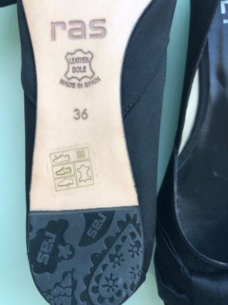 Bailarinas negras Ras Talla 36