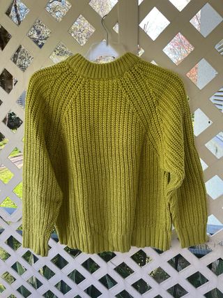 Jersey oversize grueso verde Talla L