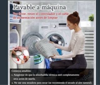 Manta Eléctrica Gris Suave