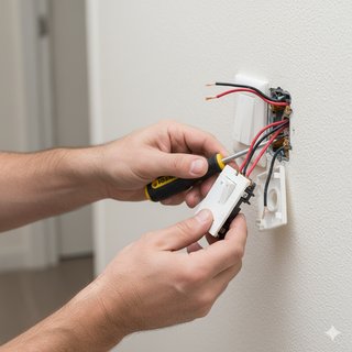 Electricista cambio Interruptor Vivienda, Locales